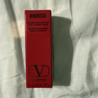 Valentino Minirosso Satin Lipstick Ethereal Red 217A Stick 2g 0.07 oz