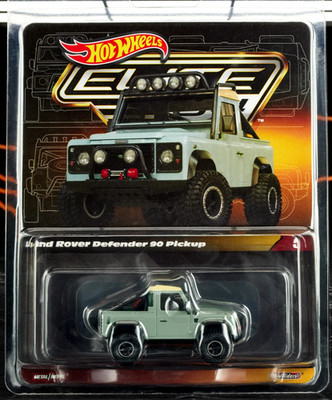 Hot Wheels Elite 64 Land Rover Defender 90 Pickup
