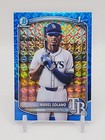 2025 Bowman Chrome Warel Solano Blue Geometric Refractor /150 Rays