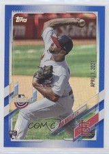 2021 Topps Opening Day Opening Day Edition Blue Foil Kodi Whitley #124 0f28