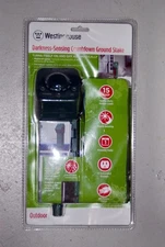 Westinghouse Outdoor Garden 3 Outlet Timer Photocell Auto Control Ground Stake 