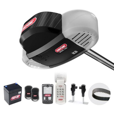 Signature Series 1-1/4 Hpc Ultra-Quiet Belt Drive Garage Door Opener With Batter
