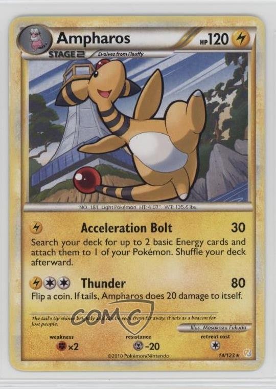 Ampharos Pokémon HeartGold & SoulSilver #14 2010