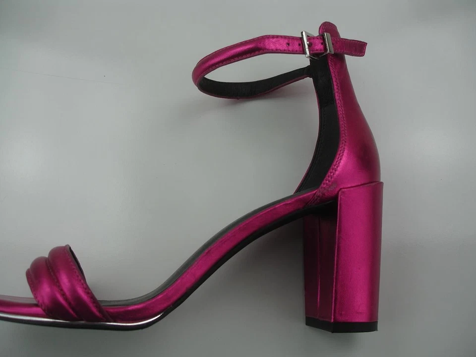 Sandalias para mujer 7,5 M Kenneth Cole Lex rosa fucsia correa para el tobillo punta abierta tacones Foto 2 de 4