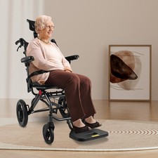 All Terrain Reclining Foldable Wheelchair For Adult 90-175  w/Removable Headrest