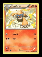 Monferno 19/114 Uncommon Steam Siege Pokemon HP