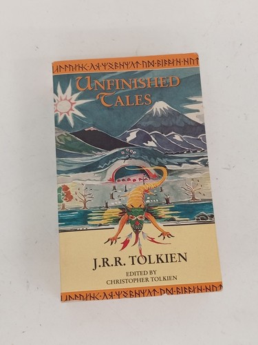 J.R.R Tolkien Unfinished Tales Paperback Book 2000 First Edition Harper Collins - Picture 2 of 11