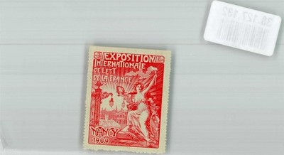 38127132 - Nancy Internationale Ausstellung Ostfrankreich 1909 Vignette