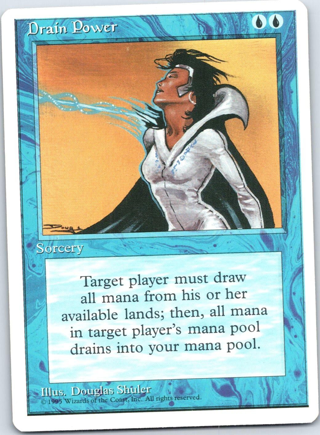 Drain Power Fourth Edition 4ED 67 NM MTG Card