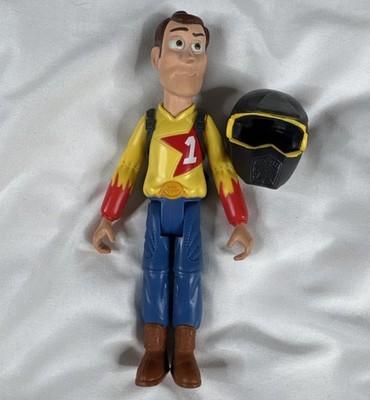 2011 Disney Pixar Toy Story Turbo Rocket Woody w/ Helmet Figure