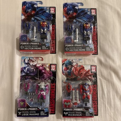 TRANSFORMERS LOT OF 4 POWER OF THE PRIMES 2 VECTOR PRIME, LIEGE MAXIMO &MICRONUS
