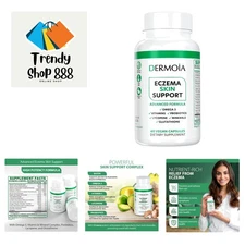 Holistic Eczema Skin Support Pills - Powerful Natural Treatment with Vitamins