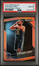 2024 Prizm Black Stephen Curry Basketball /225 Night Night PSA 10 GEM