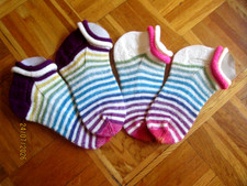 2 Paar handgestrickte Socken in Größe 38-39...