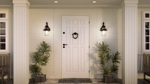 Newbury - 1 Light Medium Wall Lantern - 14 Inches high-Polished Brass Finish - Picture 6 of 12