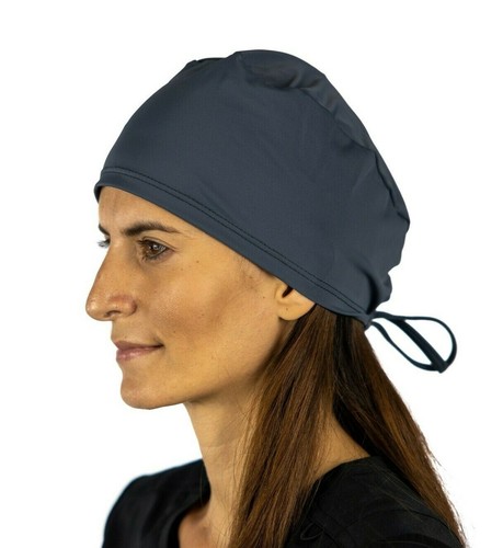 Pewter Surgical Cap Women I Nurse Cap I 