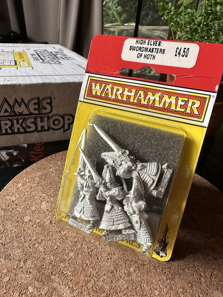Hoeth SwordMasters High Elves Metal 1992 Marauder OOP Aelves AoS Warhammer