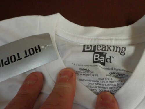 Breaking Bad REMEMBER MY NAME HEISENBERG T-Shirt NEW Licensed Official Small V9 - Picture 3 of 6