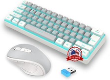 Jugeo De Teclado Y Mouse Gamer Mecanico Para Gaming Multicolor LED Raton Combo
