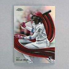 2024 TOPPS CHROME STROKES #S-22 ELLY DE LA CRUZ RC REDS