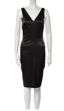 D&G Black Silk Dress Sz 40 Women’s