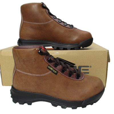 Vasque Sundowner GTX Waterproof Hiking Boots Red Oak Brown Womens Sz 8 Wide