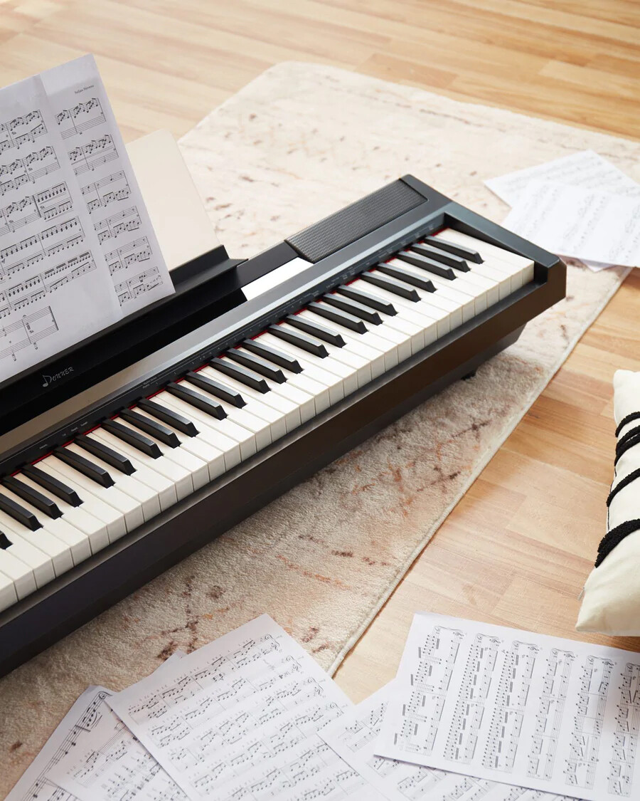 🎹Donner DEP10 Digital Piano + Stand 88 Key SemiWeighted 8 Tones 128