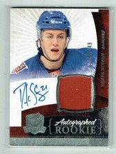 10-11 UD Upper Deck The Cup  Derek Stepan  /249  Rookie  Patch  Auto