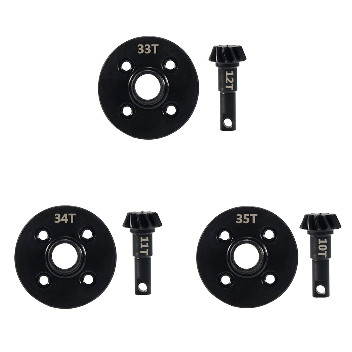 33T/12T 34T/11T 35T /10T Overdrive Underdrive Axle Gear For 1/10 TRX4