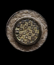 FIBULE ROMAINE EMAILLEE EN BRONZE 200 AP. J.-C. - ROMAN BRONZE ENAMELLED FIBULA