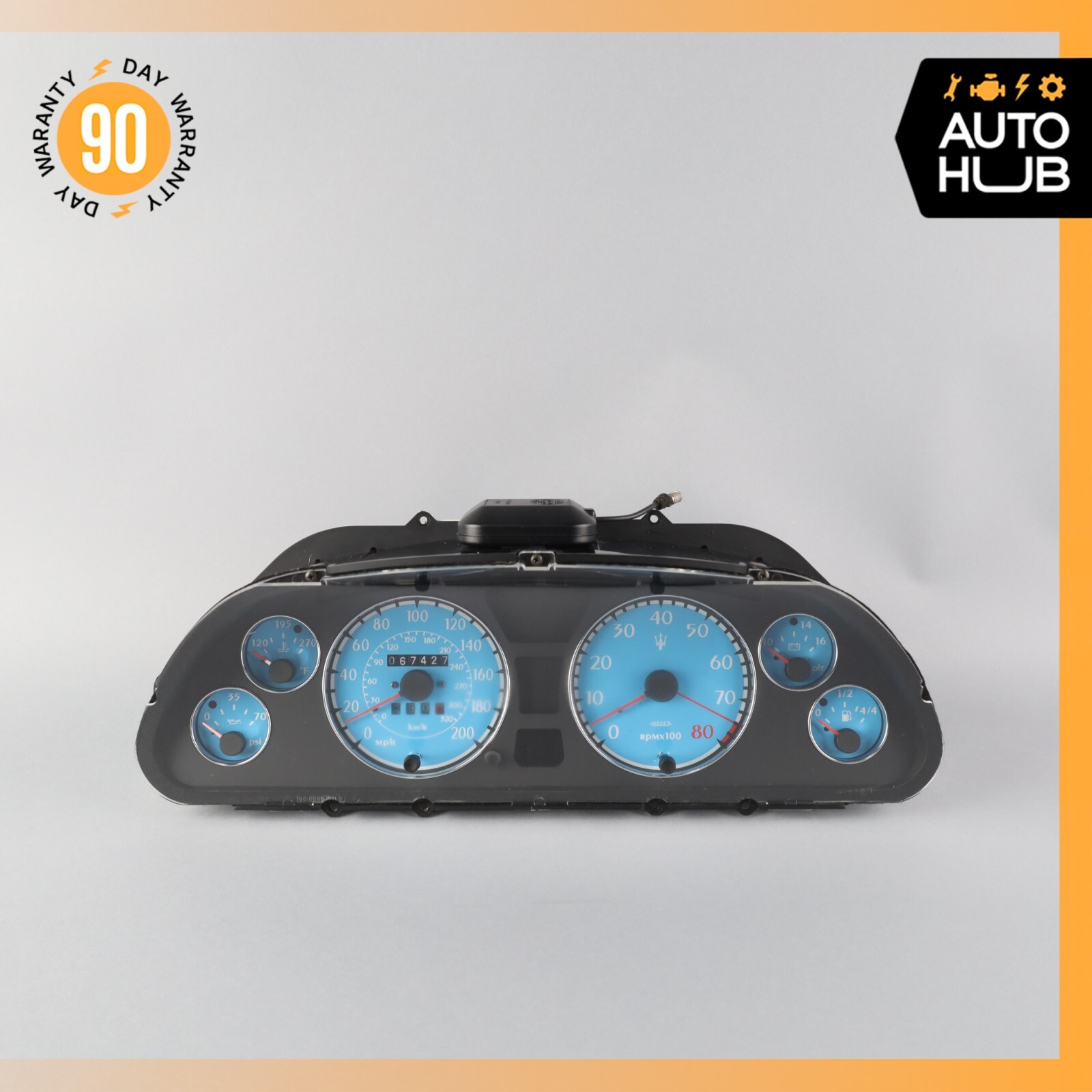 02-07 Maserati M138 Coupe Spyder 4200 GT Instrument Cluster Speedometer OEM 67k