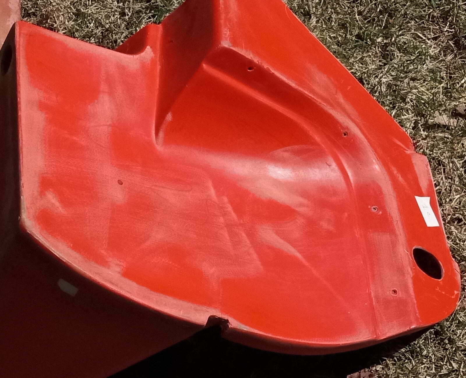 Ferrari Fiberglass 308 Center Section Rear Lower Valance_GTSi_GTBi_ITALY_GENUINE