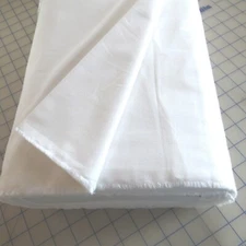 Yard, 108" Wide Quilt Back, Pure White Cotton $3.99 Ships Any Amount Of Fabric