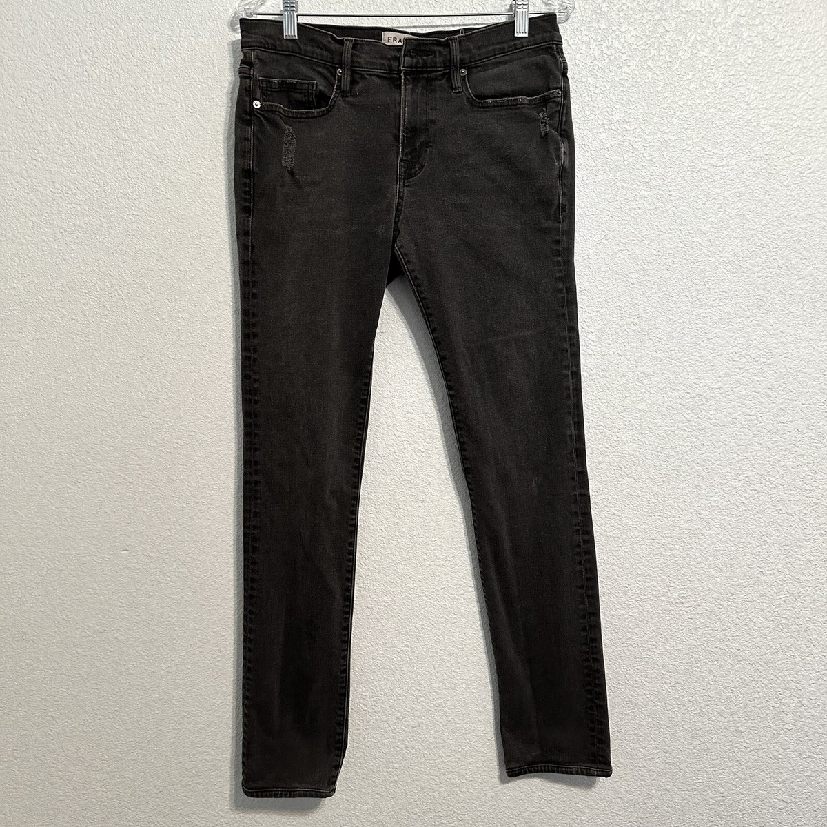 未着用 FRAME ripped skinny jeans 32in Generic Ripped Skinny Fit Jeans for Women, Grey Wash, Sizes