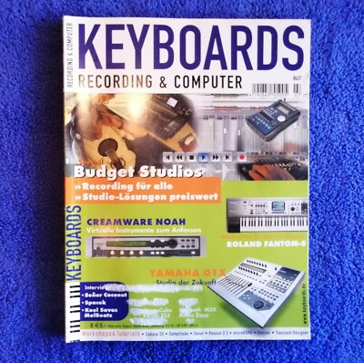 Keyboards 07-2003, Kool Savas, Roland Fantom-S, Creamware Noah, Yamaha 01X