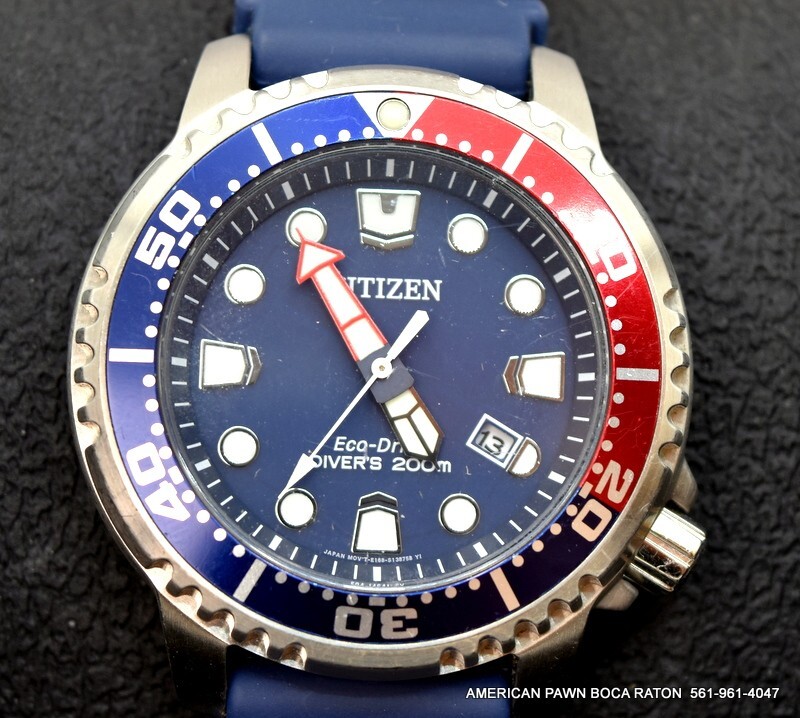 Citizen Eco Drive Citizen Pepsi Divers Watch Citizen Promaster