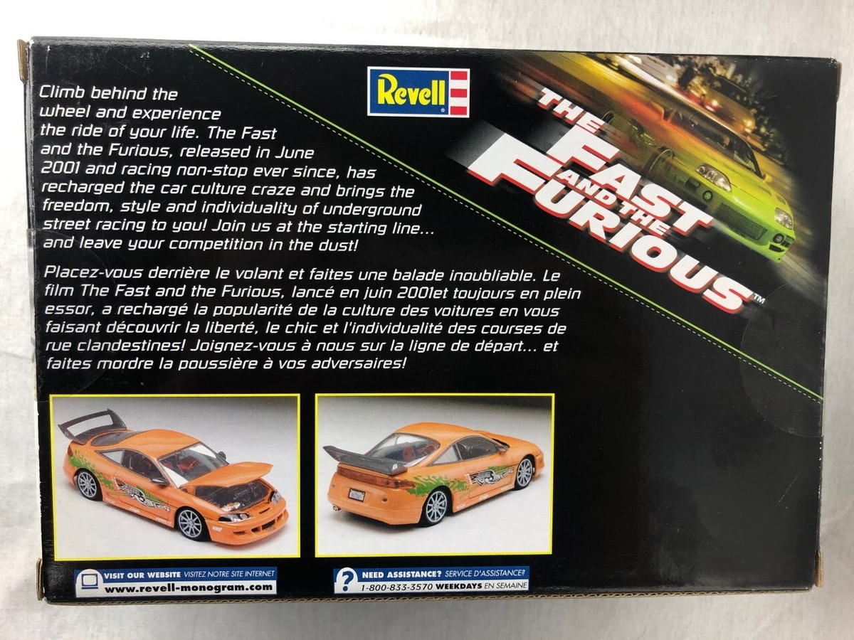 Revell 1/25 Fast and the Furious Orange Mitsubishi Eclipse Metal