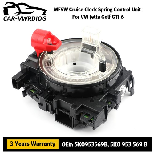 OEM 5K0 953 549 B MFSW Cruise Clock Spring Control Unit For VW Jetta Golf GTI 6 - Picture 1 of 6