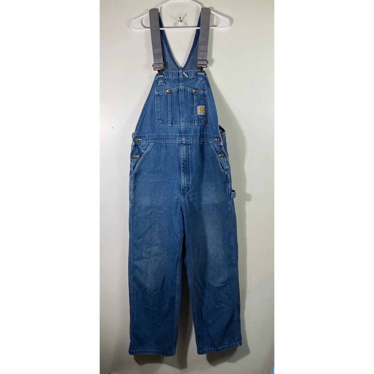 Carhartt R08 Denim Bib Overalls