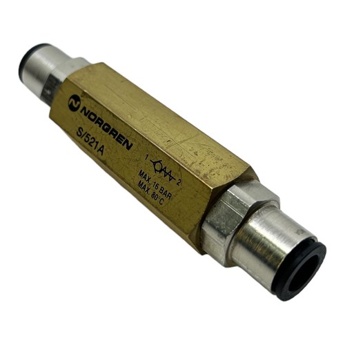 Norgren S/521A Rückschlagventil max.16bar max.80°C Ventil - Picture 3 of 12
