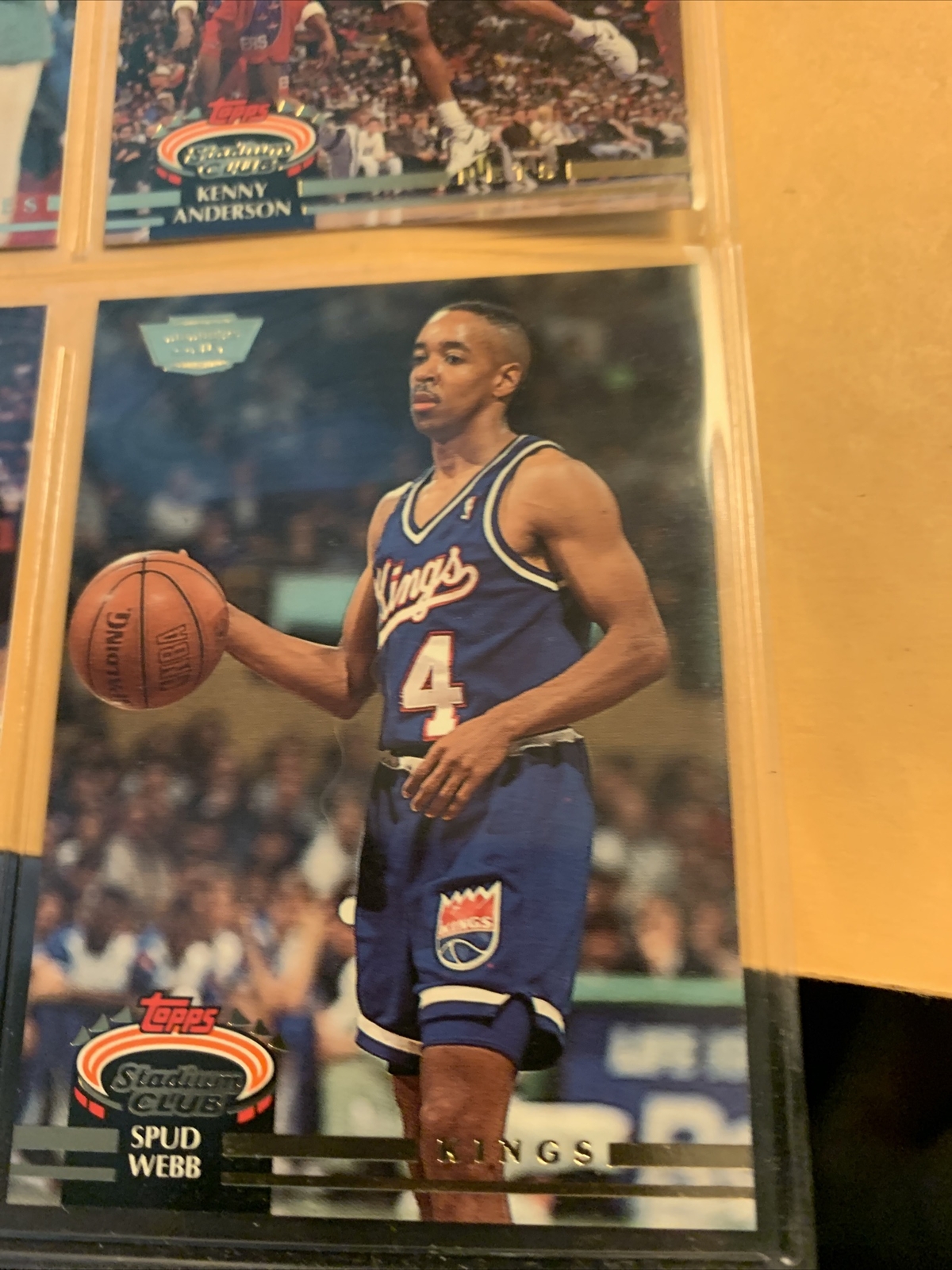 #72 Spud Webb ￼￼￼￼￼ 1992 93 Stadium club members only