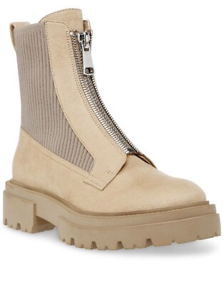 Steven by Steve Madden Aliyah Ankle Boots Suede Sweater