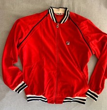 FILA 80 bomber jacket RARE! size L rare sleev...