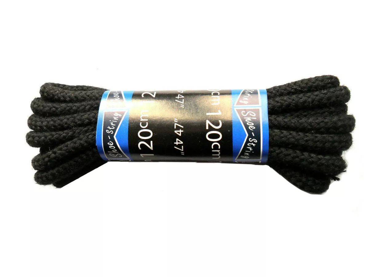 Blue Shoelaces, Black Rope Shoelaces