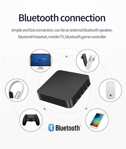 Smart TV Box Android 13.0 WIFI 6 Quad Core 4K UHD Media Stream Player MXQ PRO - Picture 9 of 14