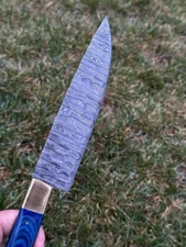 Custom Damascus Steel Chef Knife x16