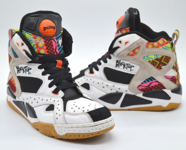 reebok pump blacktop ebay