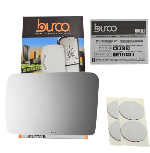 Driver Mirror Glass No Mount For 86-94 Nissan D21, 87-95 Pathfinder,95-97 Pickup