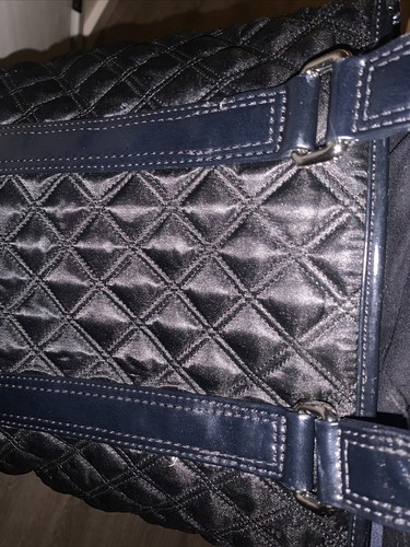Authentic Marc By Marc Jacobs Quilted shape Black PVC Leather Hand Shoulder Bag - Picture 8 of 8