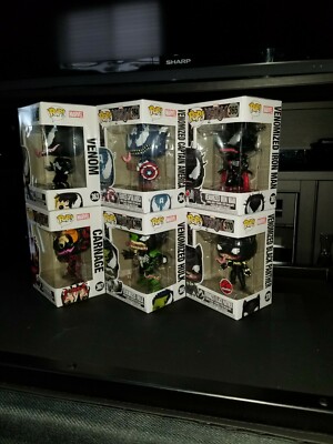 Venomized Funko Pop set of 6. | eBay
